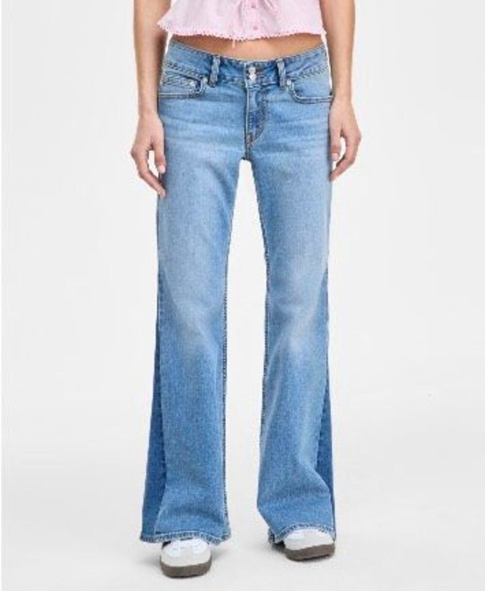 Levi's Superlow 70s Two-Tone Flare-Leg Jeans Rough Shot 32x32